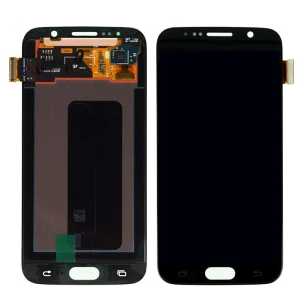 Оригинальный супер AMOLED ЖК дисплей для Samsung Galaxy S6 кодирующий преобразователь