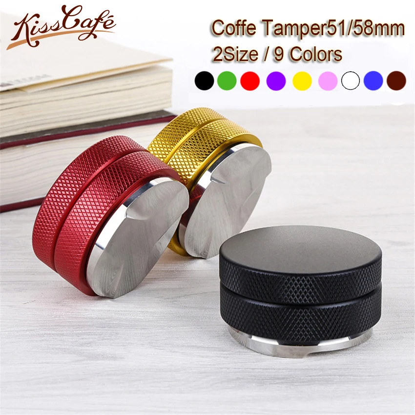 

Adjustable 304 Stainless Steel Coffee Espresso Tamper Three Angled Slopes Base Adjustable Distribution Tools Drop Shipping