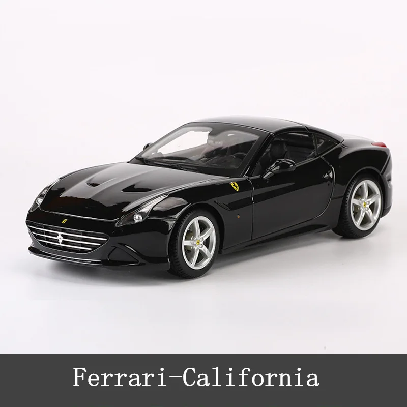 Bbuargo Ferrari 1:24 имитация сплава супер Игрушечная модель автомобиля 34 стиля для с управлением на рулевом колесе переднее рулевое колесо игрушечный автомобиль - Цвет: California