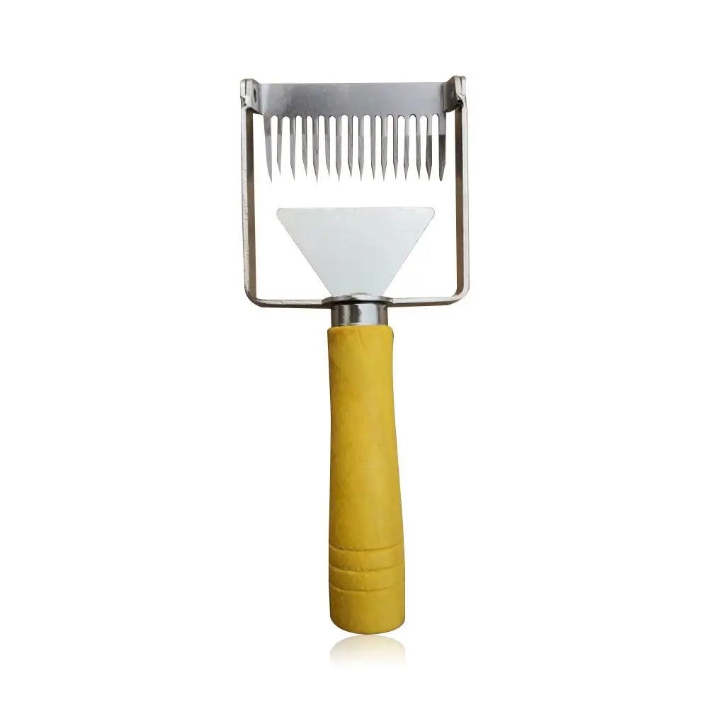 

Beekeeping Equipment Uncapping Scraper Honey Honeycomb Scraper Wooden Handle Tool Uncapping Fork Honey Shovel Scraper