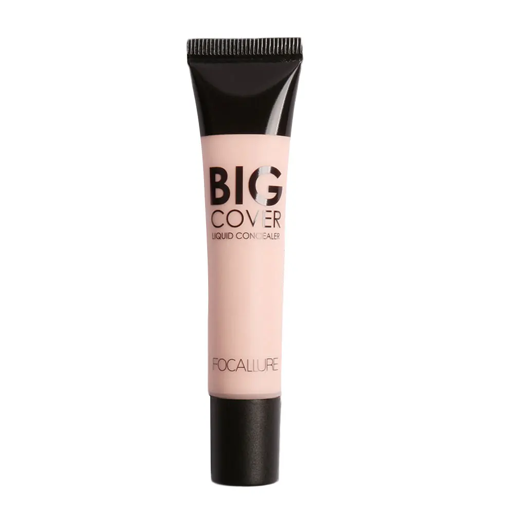 

FOCALLURE Face Liquid Foundation Freckle Dark Circles Whitening Concealer Korean Nude make up Professional Foundation Primer