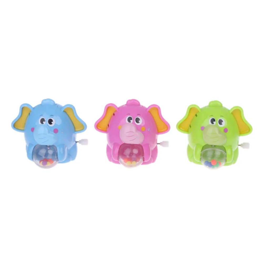 Mini Clockwork Elephant Animal Wind Up Toys Kids Educational Toys Baby