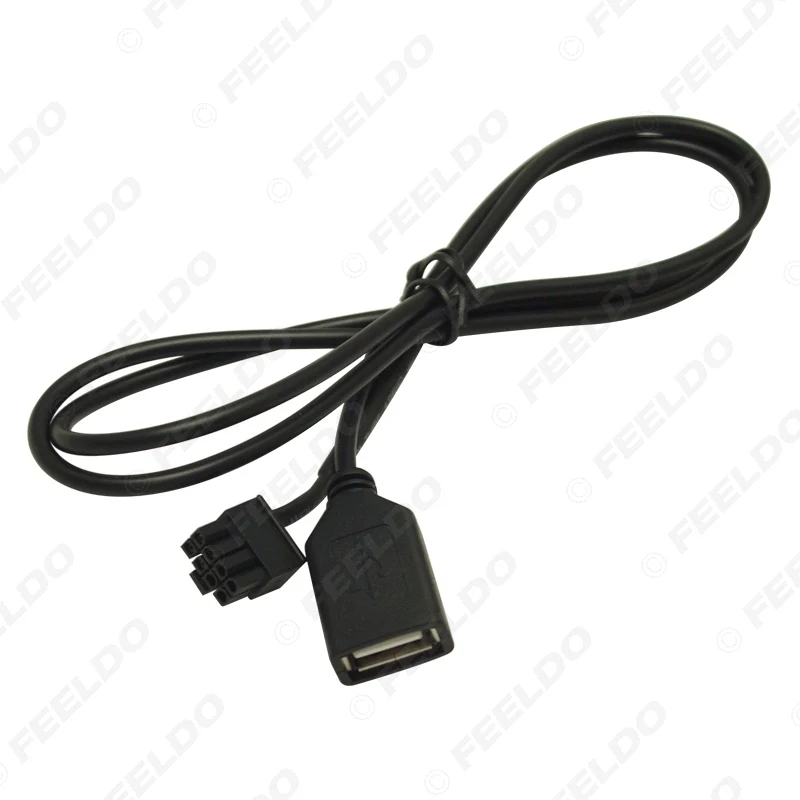 FEELDO 1 шт. автомобильный аудио Женский USB кабель адаптер 4Pin разъем для Chery Qiyun/Fulwin CD