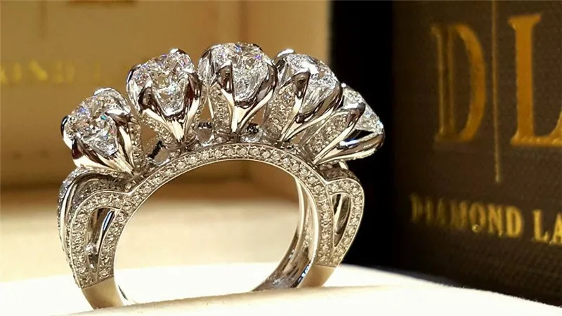 Mostyle классическое обручальное кольцо набор AAA белый кубический циркон Женское Обручальное кольцо CZ кольца ювелирные изделия