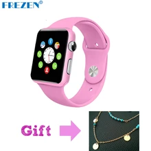 FREZEN G11 Smart Watch Bluetooth Pink Fitness Wristwatch For Women Gift reloj con Sim Card Android Inteligente Smartwatch
