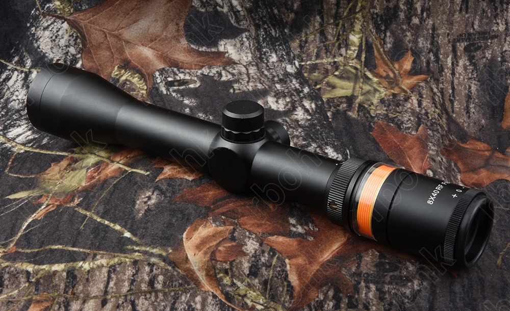 Shooin red Fiber Optics 8x40 eyepiece focus rifle scope M5322in