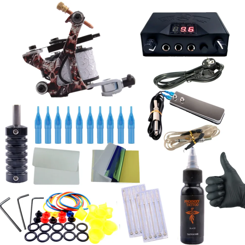 Buy Tattoo Kit 30ml Black Tattoo Ink Sets Machines Set