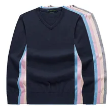 2019 new Spring mens sweater pullovers Simple style cotton knitted V neck sweater jumpers Thin male knitwear Blue Red Black 2019 new Spring mens sweater pullovers Simple style cotton knitted V neck sweater jumpers Thin male knitwear Blue Red Black