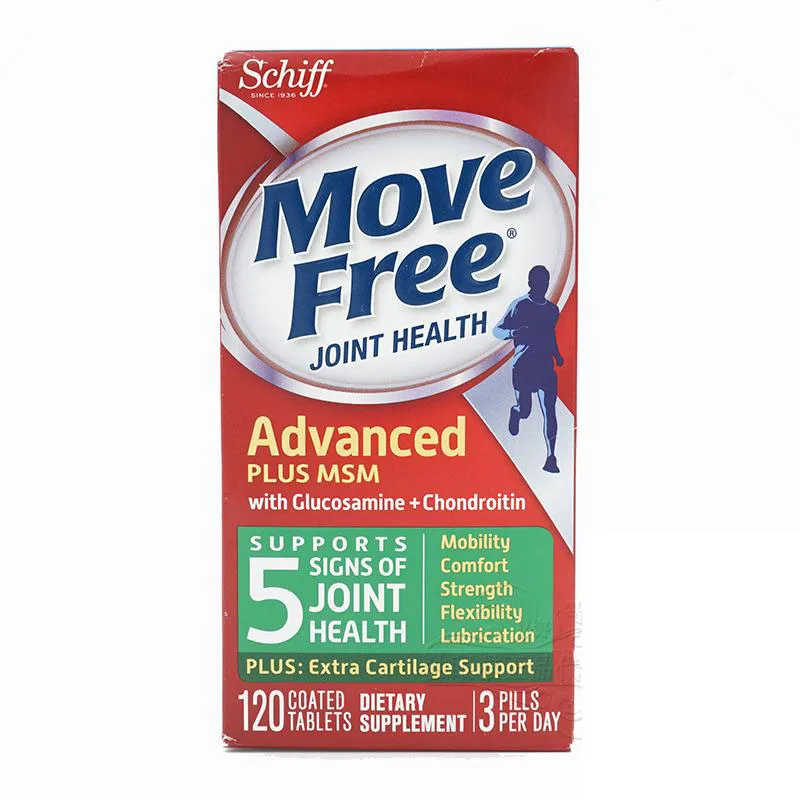 

Free shipping Advanced plus msm with Glucosamine Chondroitin 120 Pcs