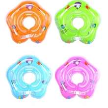 Детский Бассейн Аксессуары Плавание шеи кольцо детские кольцо безопасности младенческой плавательный круг для шеи Круг для купания надувные
