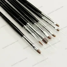 Кисть для украшения помадки торта, пищевая краска глазурь кекс торт сахарный поделка инструменты основной помадки формы украшения 7 шт./компл