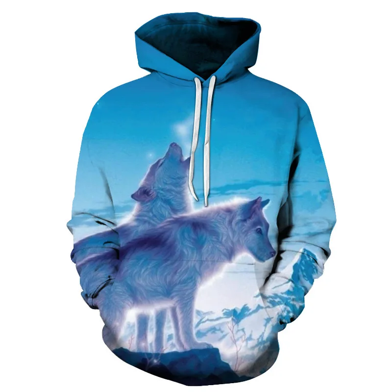 

2019 new 3D cartoon print casual hoodie street men's and women's jerseys thin long-sleeved women's hoodies