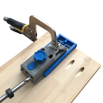 

Hole Jig System Drill Guide For Wood Doweling Joinery Screws Clamping Jig Woodworking Drilling