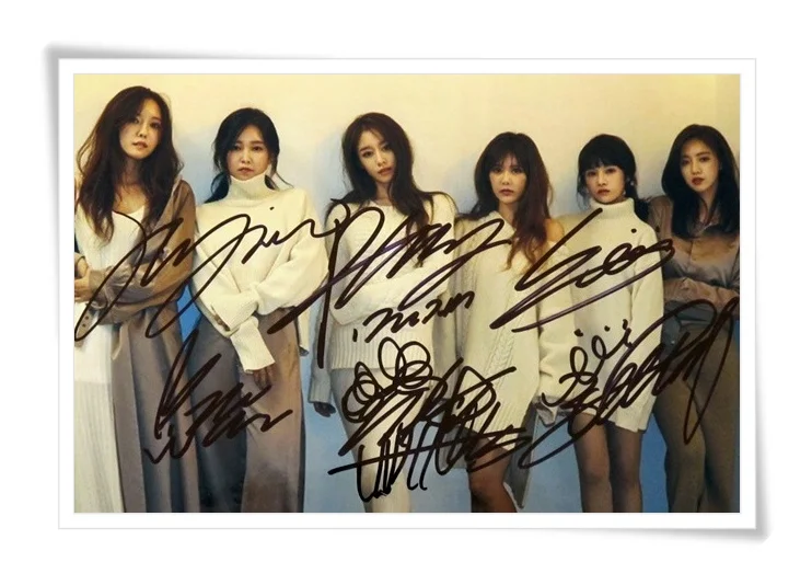 

T-ARA TARA autographed signed group photo TIAMO 4*6 inches new korean feeshipping 11.2016 01
