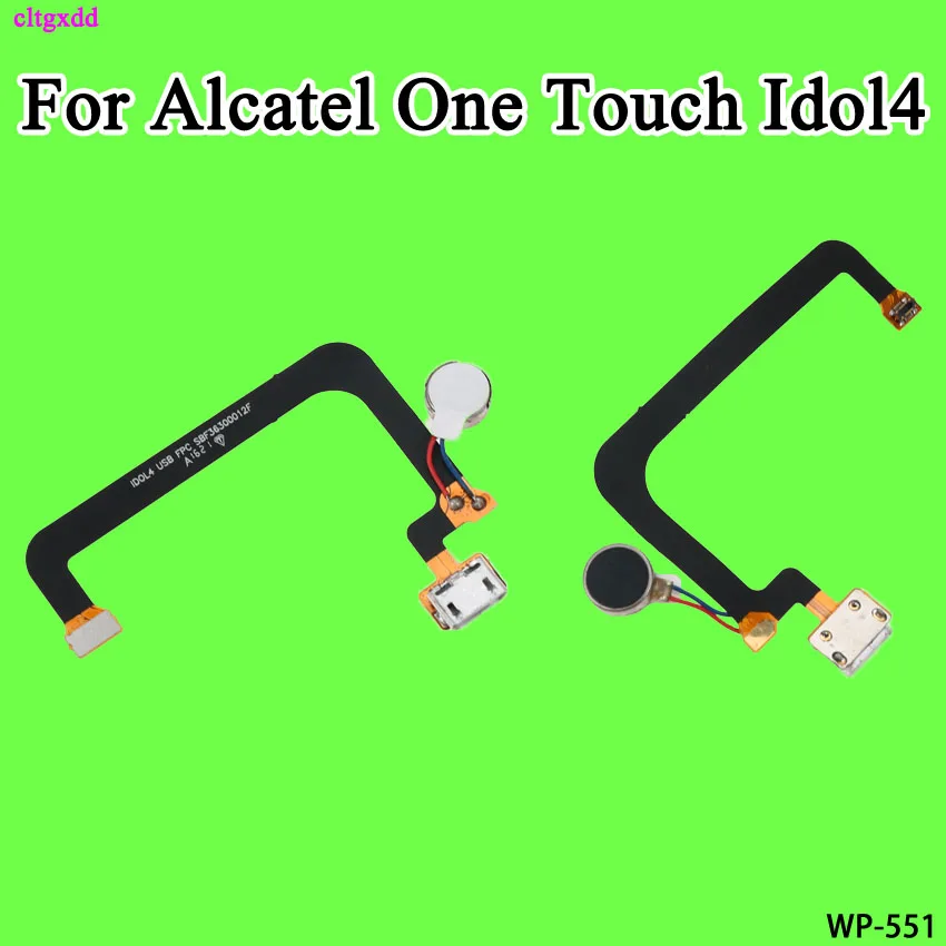 Гибкий USB кабель cltgxdd для док станции Alcatel One Touch Idol 4 Idol4 порт зарядного устройства с