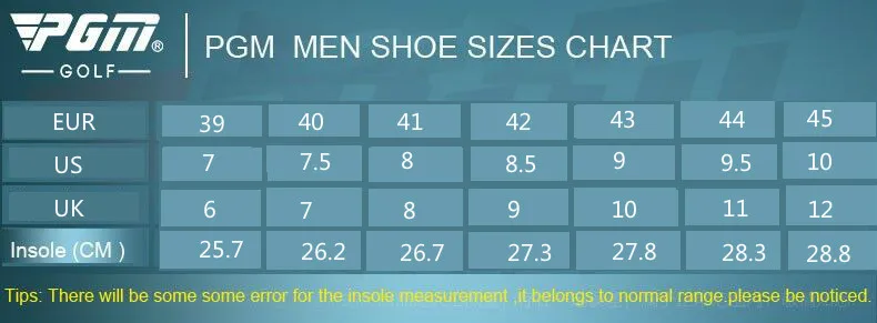 PGM Мужская обувь для гольфа легкая дышащая сетчатая обувь для гольфа мужские Противоскользящие спортивные мужские туфли обувь для гольфа