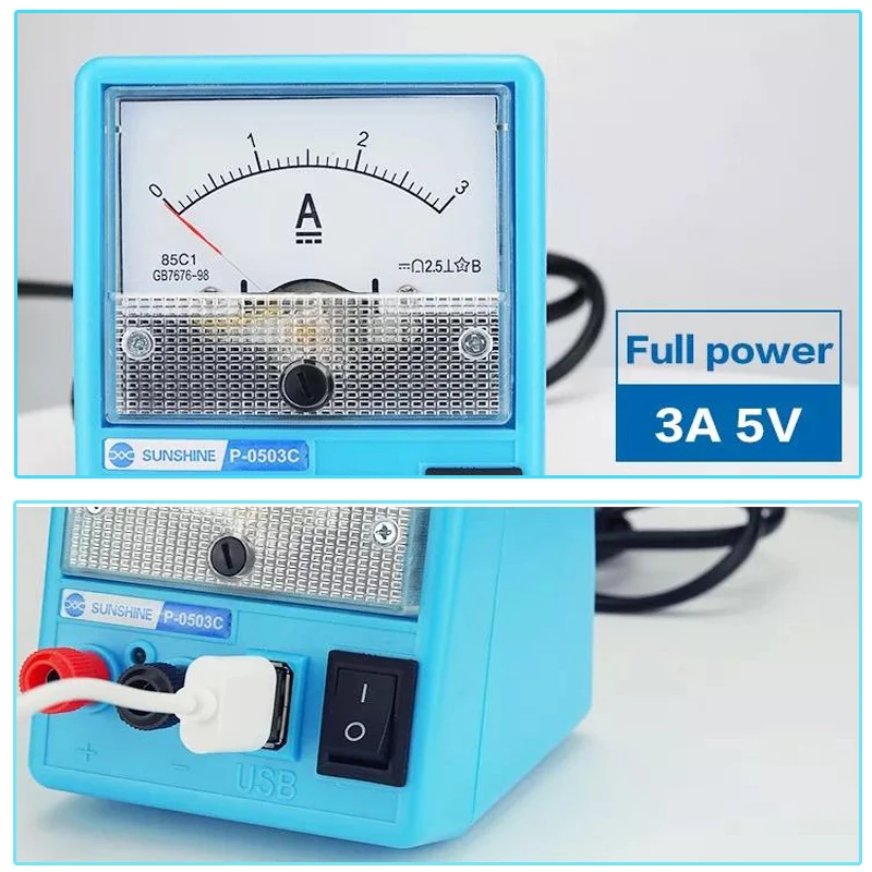 110 В 240 DC источник питания механический pointerampermeter 5 в 3 А для мобильного телефона
