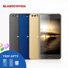 BLUBOO D2 5.2” MTK6580A Quad Core Mobile Phone Android 6.0 1G RAM 8G ROM Cellphone Dual Rear Camera 3300mAh Smartphone