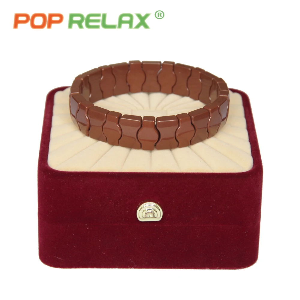 POP RELAX Корея турмалин, германий браслет для пар Новая мода Здравоохранение анион камень ювелирные изделия браслет физической терапии