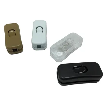 

Lamp Power Cord's Switch DIY Table Lamp Floor Light ON/OFF Push Button Switch CQC VDE 303 Switch Top Quality 6PCS Free Shipping