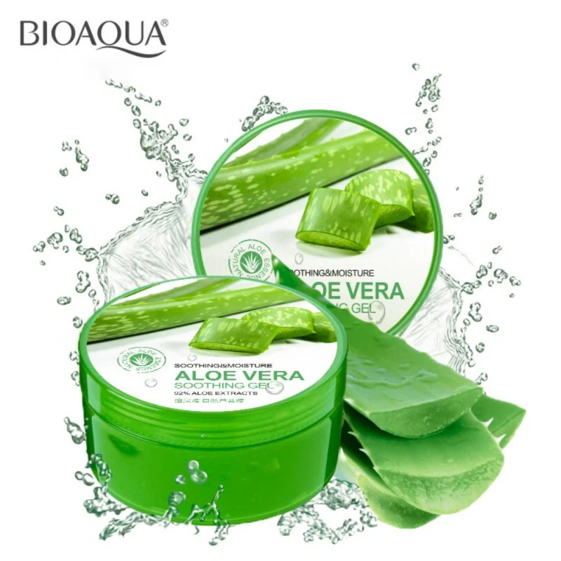 

Natural Aloe Vera Soft Gel Acne Treatment Face Cream for Hydration Wet Repair After the Sun