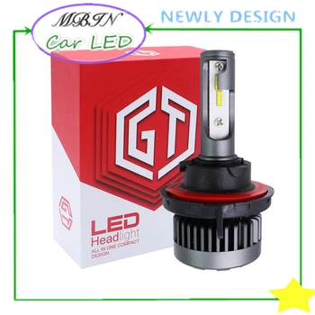 

Plug and play MBIN MT3A turbo kit hi/lo beam 9004/9007 40w 4500LM 6000k bright white Led Headlight front driving lamp source