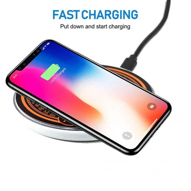 ماجيك صفيف تشى اللاسلكية شاحن آيفون X 8 زائد XS ماكس الهاتف المحمول لوحة شحن لاسلكي لسامسونج S10 S9 S8 شياو mi mi 9