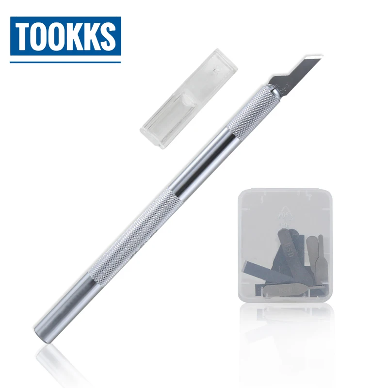 

Non-slip PCB Cutting Craft Aluminum Handle Razor use for Wood Carving Fruit Food Craft PCB repair