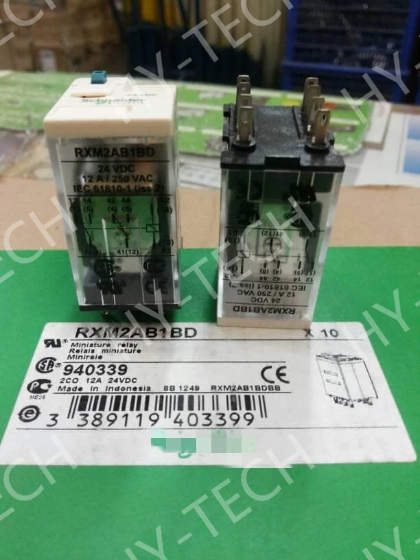 New And Original Zelio Electromechanical Relays Rxm2ab1bd Miniature Plug In Relay Zelio Rxm 2 C O 24 V Dc 12 A Relays Aliexpress