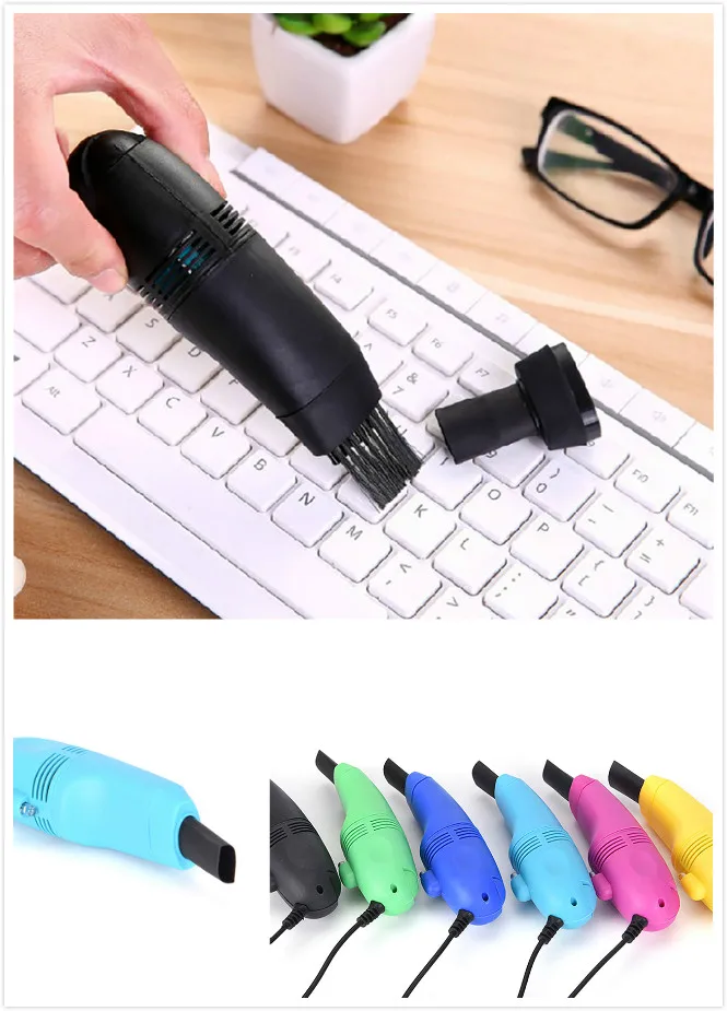 Portable Mini USB Computer Keyboard  Vacuum Cleaner for PC Laptop Desktop Notebook
