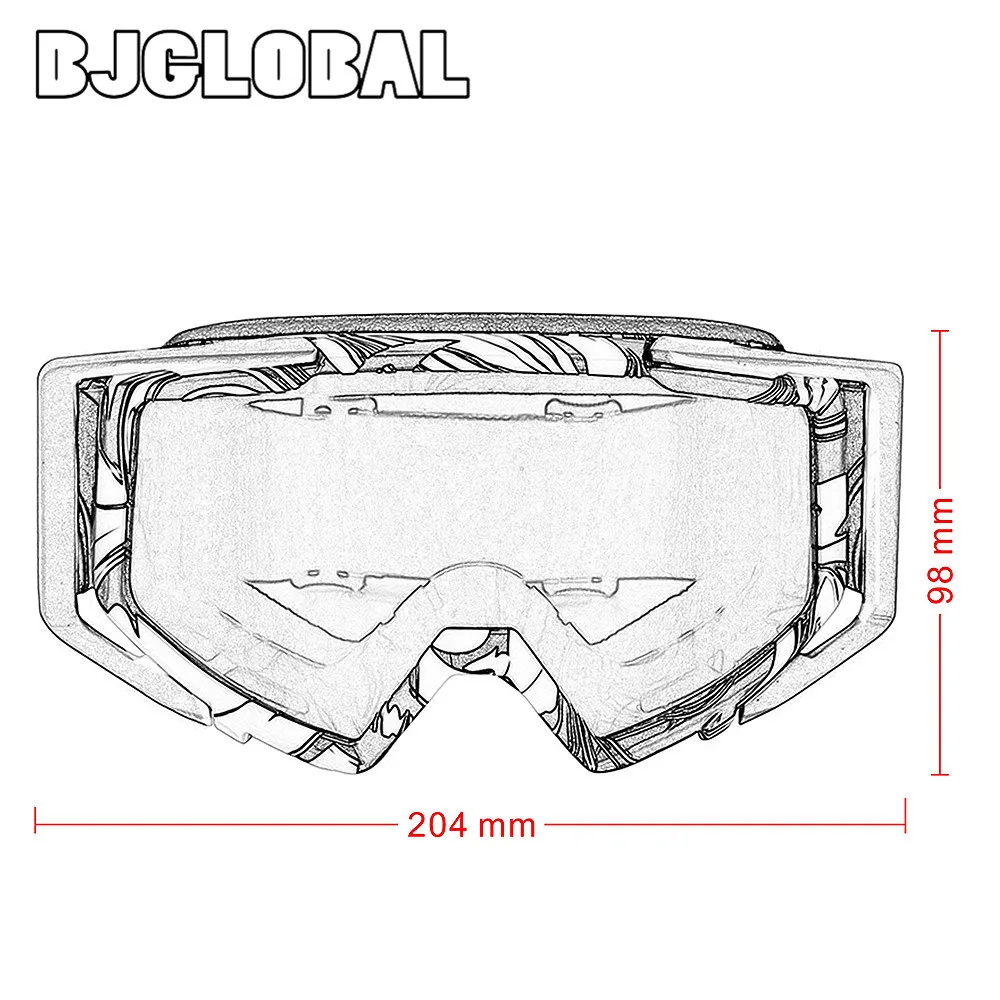 Крутые Унисекс Взрослые Sonnenbrille ветрозащитный Мотокросс лыжные очки красочные велосипедные мотоциклетные очки motocicletta Oculare