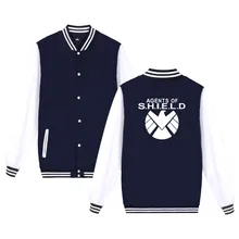 High Quality Fashion Brand Agents of S.H.I.E.L.D. Jacket Men Women Casual Clothing Punk Rock Coulson Baseball Uniform 3xl