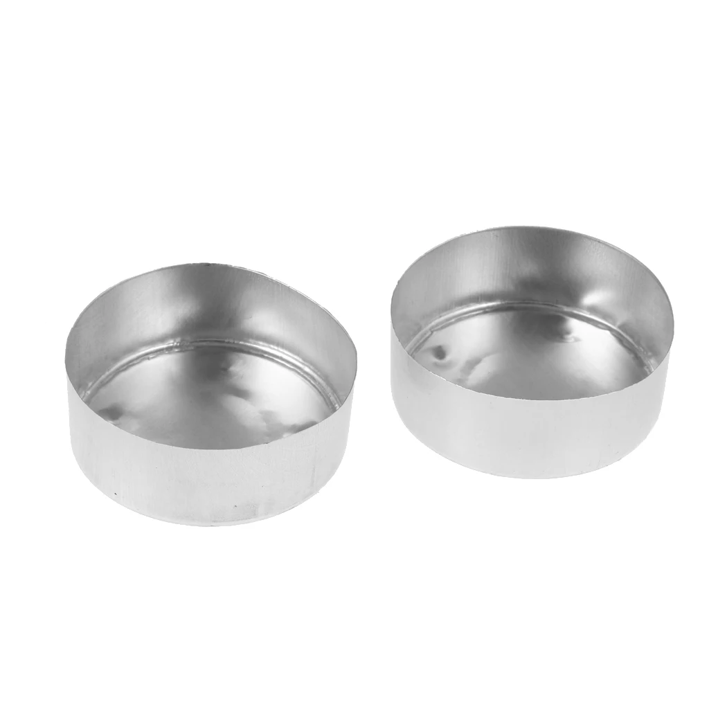 Пустые алюминиевые чашки для чайных свечей 200 шт. контейнеры DIY чехол Аксессуары