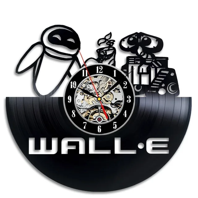 Wall E Vinyl Record Clock Decorate Your Home With Modern Large Wall E Vinyl Record Clock Decorate Your Home With Modern Large Art