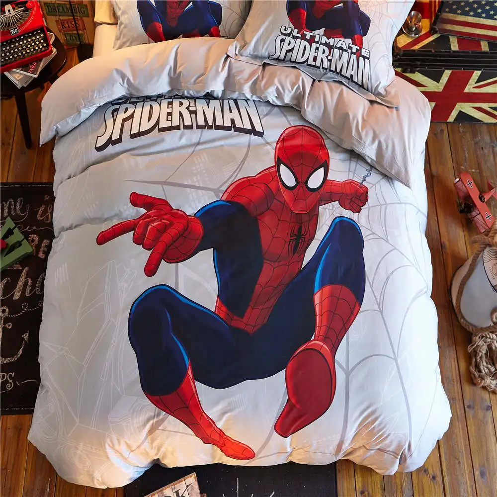 spiderman bed sheets single