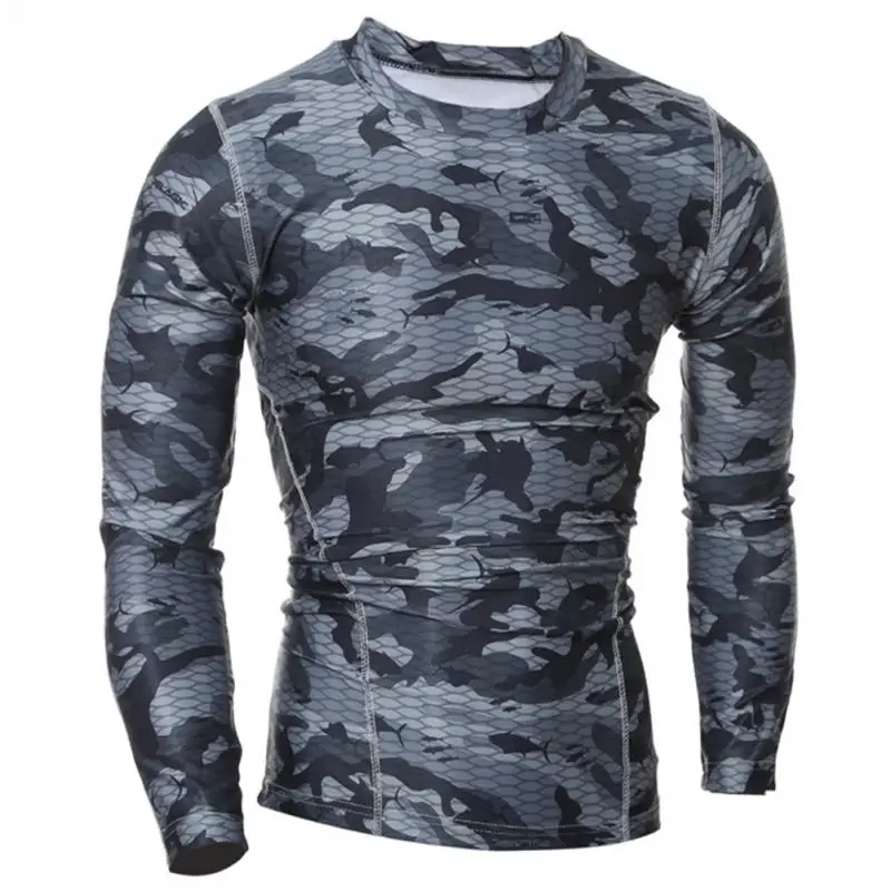 Buy Fashion Camouflage Military Compression T Shirt
