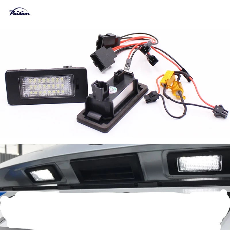2 шт. 24SMD светодиодный номерной знак для сиденья Alhambra Mk2 Ibiza V ST.6J8 6P8 Kombi|Сигнальная
