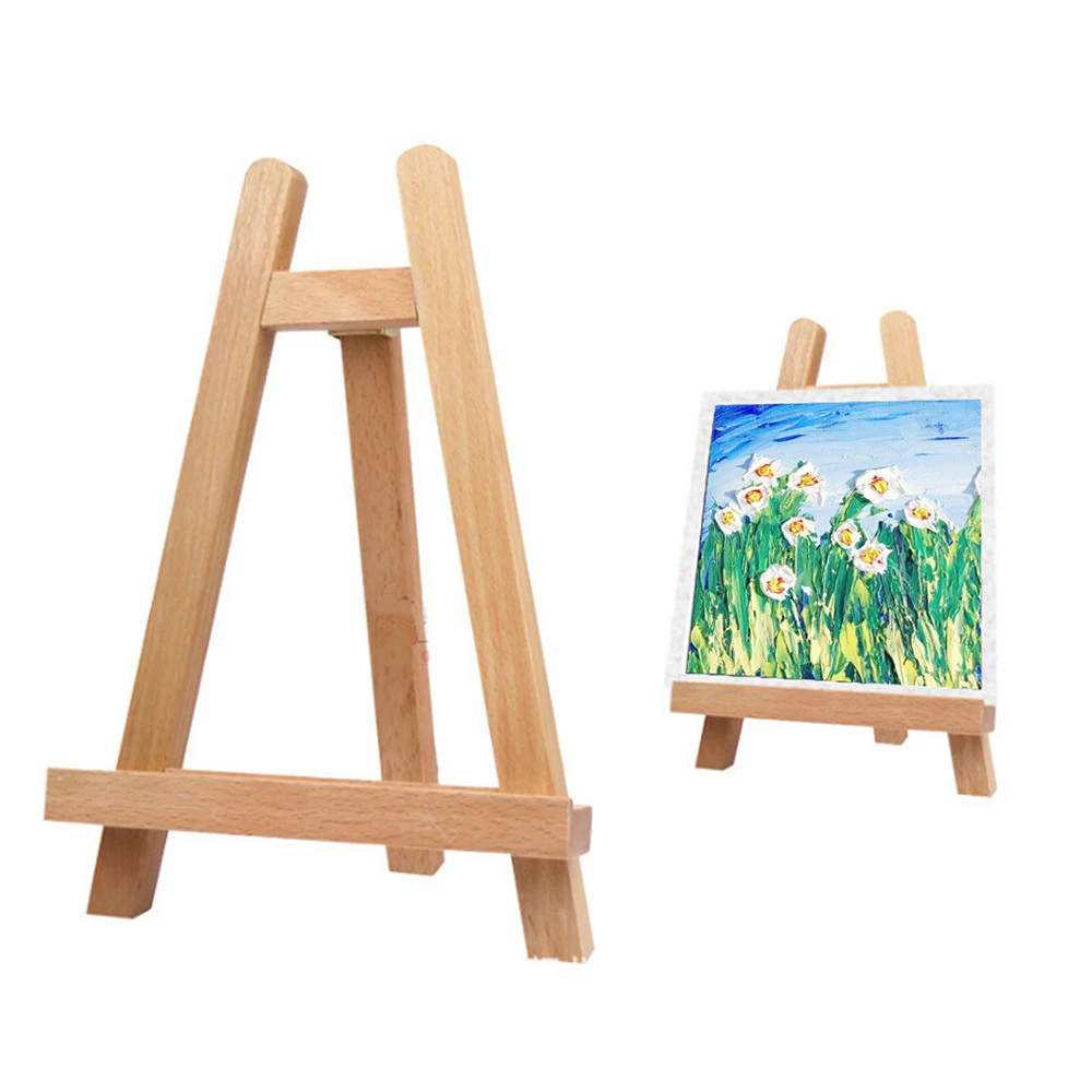Floor Geometry Small Easel Wooden Mini Easel Pine Dispaly Canvas Art
Craft Table Stand Wedding