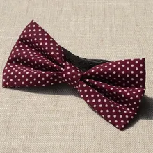 Красный галстук-бабочка в горошек, галстуки для мужчин, галстуки-бабочки, винная бабочка в горох
