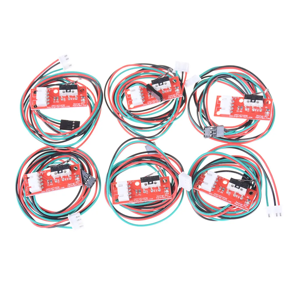 

6 Pcs/sets Cables Endstop Limit Mechanical For CNC 3D Printer Ramps End Stop Switch Wholesale