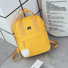 

Fashion Women Backpack for School Teenagers Girls Stylish School Bag Ladies Canvas Fabric Backpack Female Bookbag Mochila