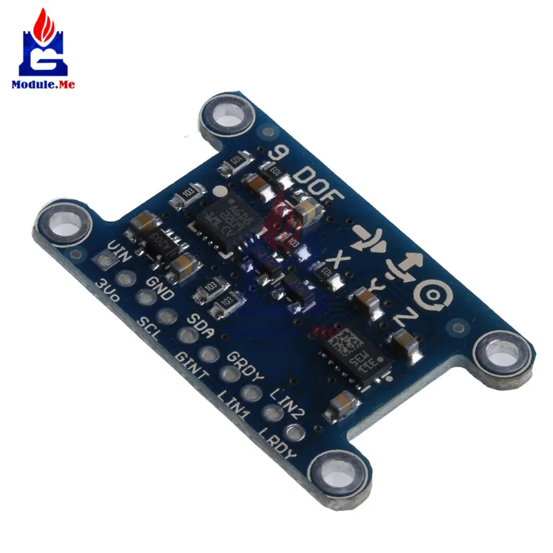 9 Axis IMU L3GD20 LSM303D модуль 9DOF компас ускорение цифровой гироскоп сенсор для Arduino 3-5 в IIC/SPI протокол DIY KIT