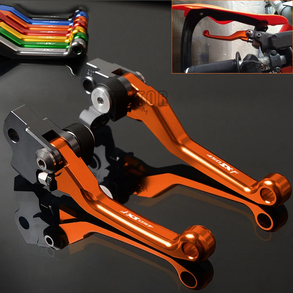 

For KTM 450SX/450SX-F 2005 2006 2007 2008 CNC Aluminum Motorcycle Dirt Bike Pivot DirtBike Brake Clutch Levers 450 SX/SX-F SXF F