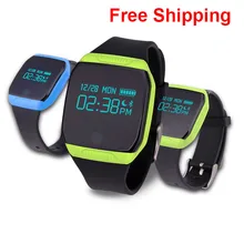 2016 Newest E07S Waterproof Watch Sports Smart Bracelet Pedometer Fitness Tracker Smartband Call Reminder for Android iOS Phones