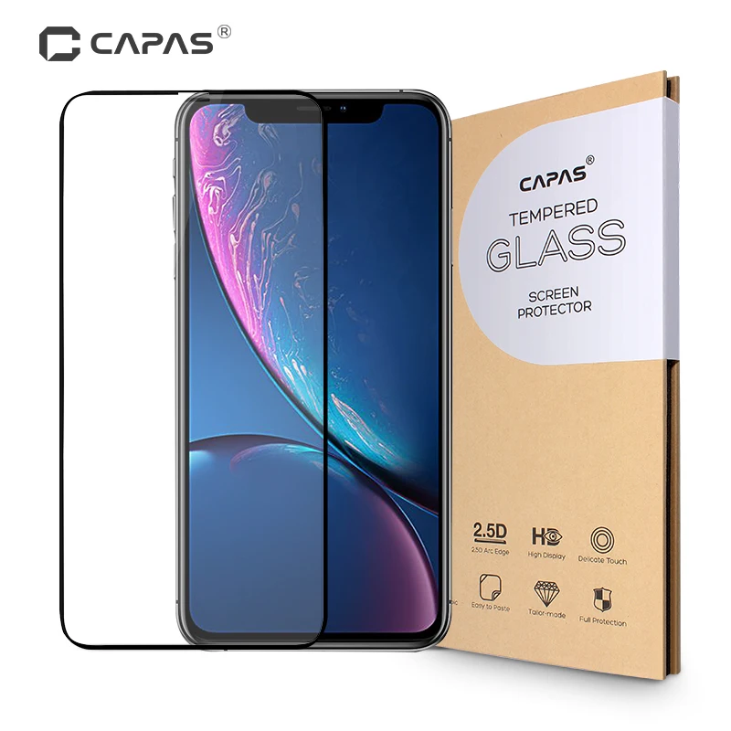 Tempered Glass For iPhone XR Screen Protector Full Coverage Film Glass