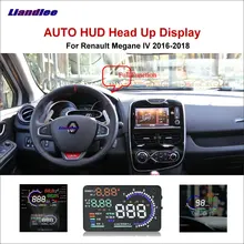 Liandlee полнофункциональный HUD Автомобильный дисплей для Renault Megane 2 2011- безопасный экран для вождения OBD данные проектор лобовое стекло