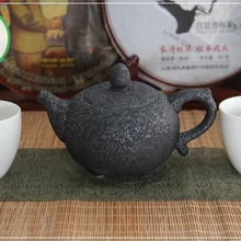 Простой керамический китайский чайник для набора Кунг Фу Ча Трехсложный стих 210 мл