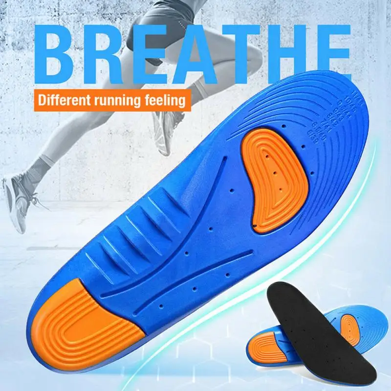 

Man Woman Shock Absorption Running Shoe Pad Sport Arch Support Orthotic Insoles