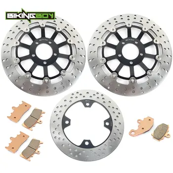 

BIKINGBOY For Kawasaki Ninja ZX9R 00 01 ZX-9R ZX9-R ZX 900 C Front Rear Brake Discs Rotors Disks + Pads Motorcycle 310mm 220mm