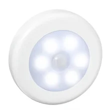 Wall Motion Sensor Led Night Light Emergency Detector Battery Closet cabinet stairs mini Lamp Home Light